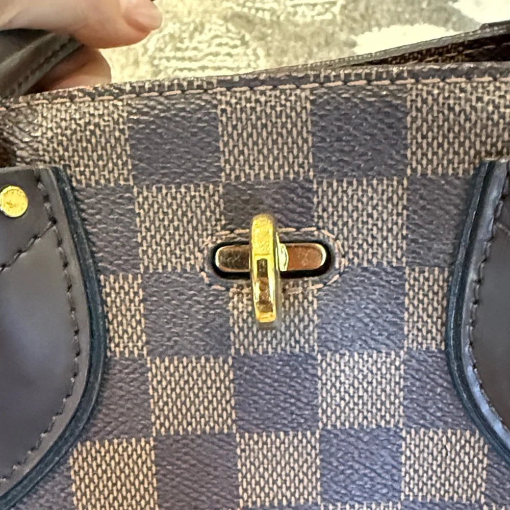 Louis Vuitton Damier two tone cross body bag